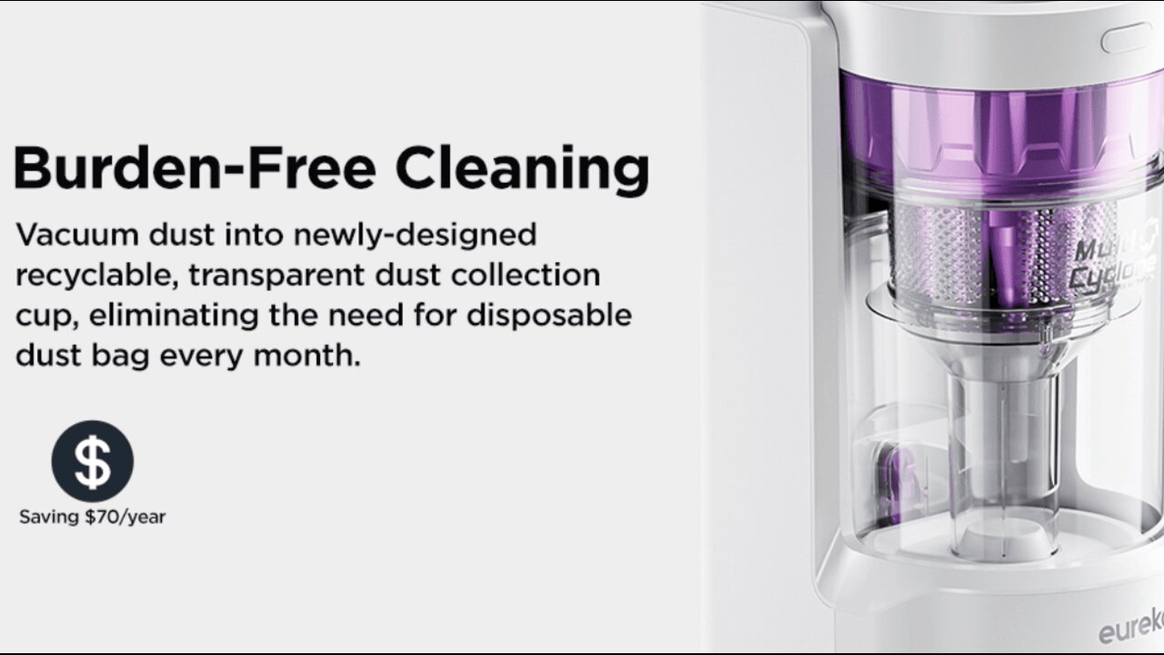 Eureka E10s Robot Vacuum with Bagless Self Emptying Station