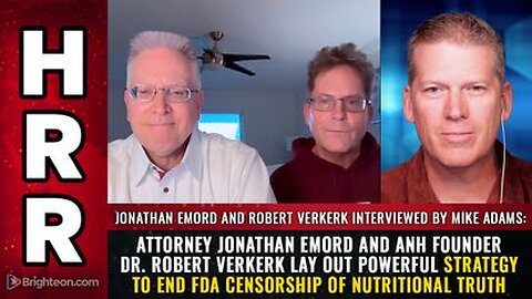 Jonathan Emord & ANH founder Dr. Robert Verkerk lay out powerful strategy to END FDA CENSORSHIP