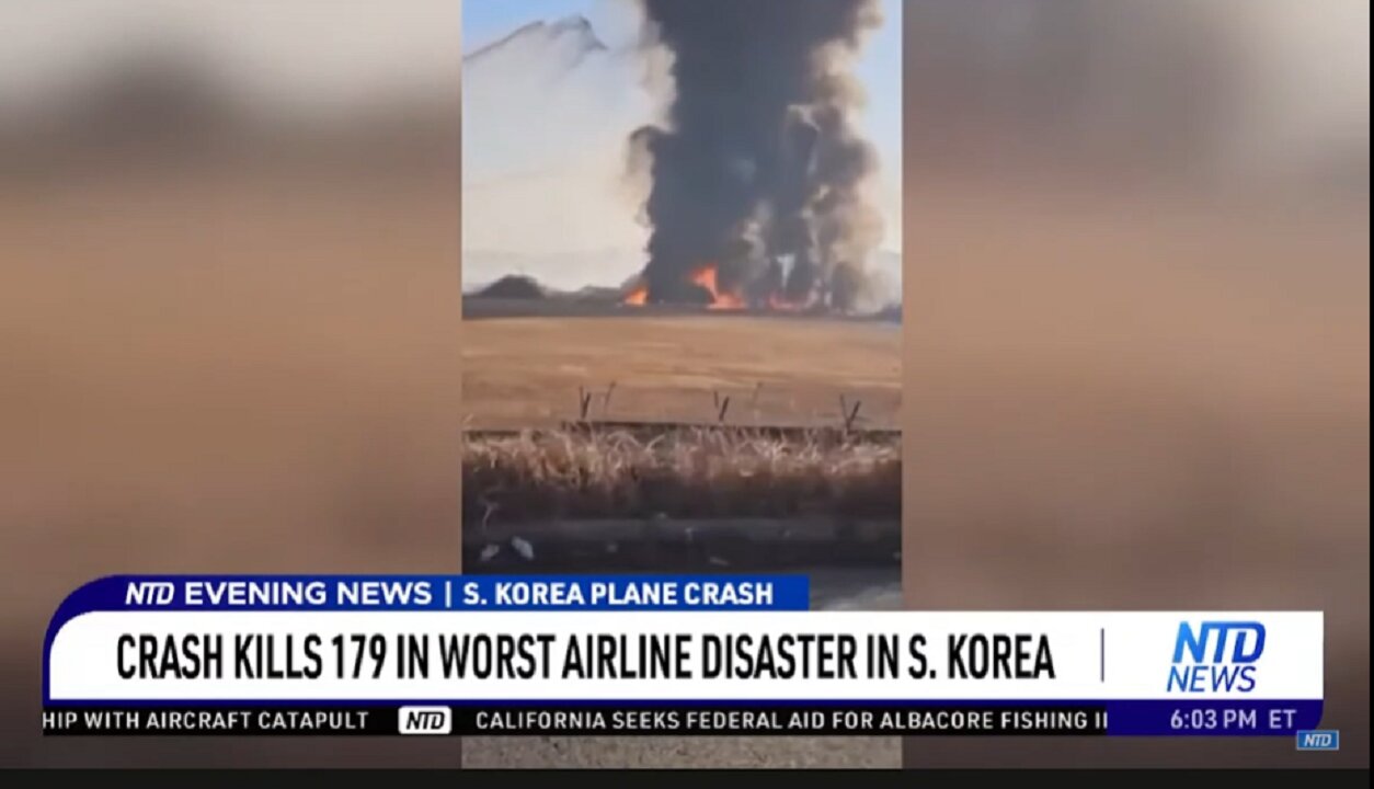 CRASH KILLS 179 IN WORST AIRLINE DISASTER IN S KOREA