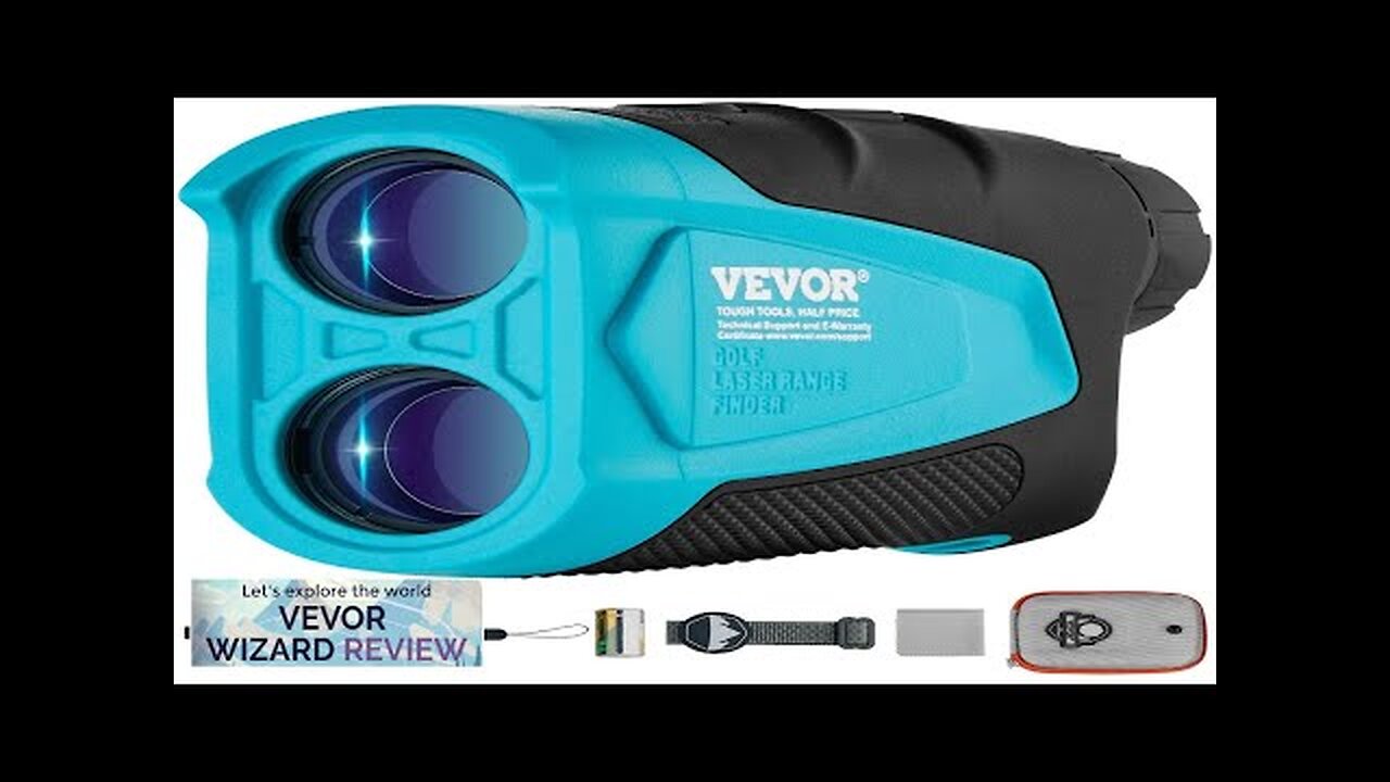 VEVOR Golf Rangefinder 900 Yards Laser Golfing Hunting Range Finder 6X Magnification Review