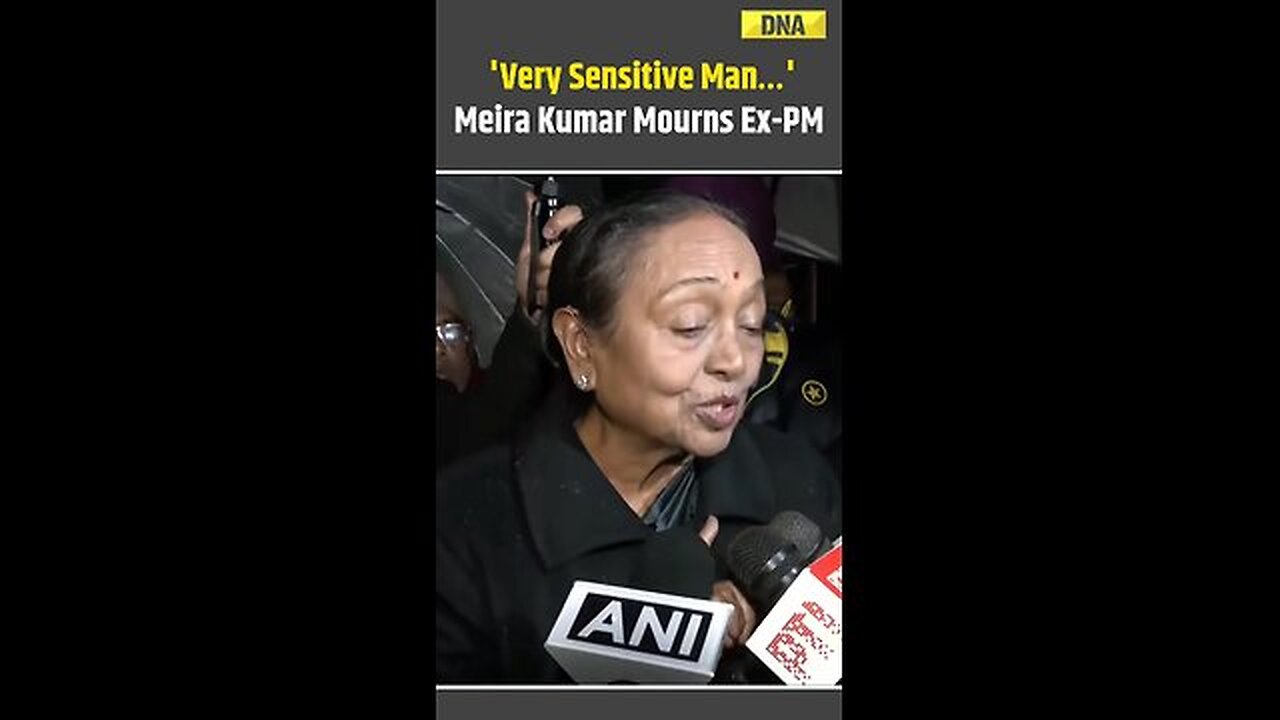 Lok Sabha Speaker Meira Kumar Mourns Ex-PM Manmohan Singh’s Demise _ Delhi (1080p)