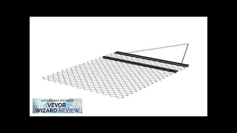 VEVOR Drag Harrow 4' x 5' ATV Chain Harrow Q235 Steel UTV Review