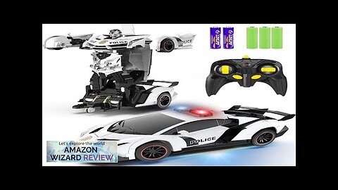 FDJ Remote Control Car Transform One Button Deformation to Robot Review