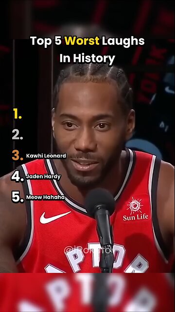 Top 5 worst laughs in history 🤣😂