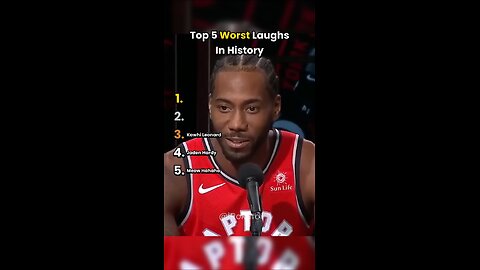 Top 5 worst laughs in history 🤣😂