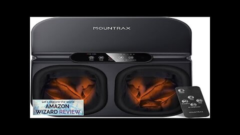 MOUNTRAX Foot Massager Machine with Heat Gifts for Women Men Shiatsu Foot Review