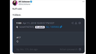 Dan Scavino Jr.🇺🇸🦅--- 𝘿𝘾 𝙇𝙞𝙙𝙨𝙩𝙤𝙣𝙚 - Nuff said.11:33est.