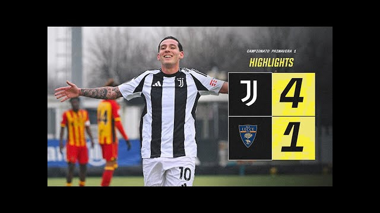 HIGHLIGHTS Primavera 1 | Juventus 4-1 Lecce | POKER with Vacca's Brace!