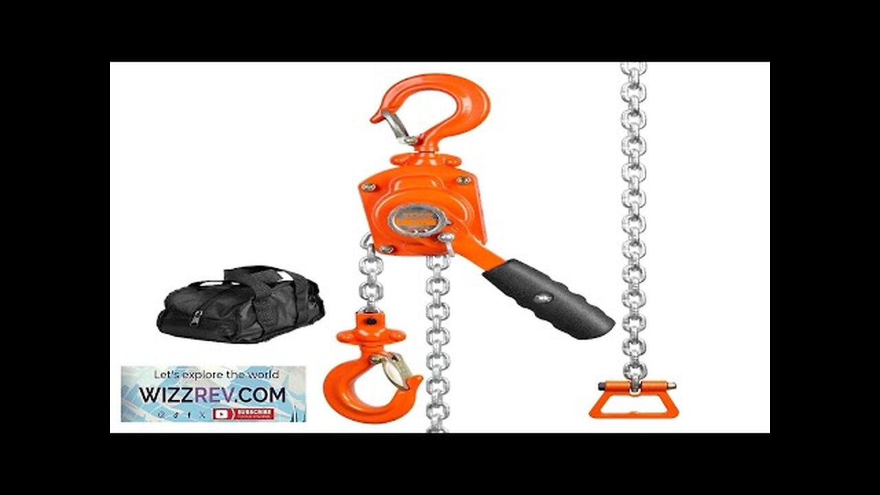 VEVOR Manual Lever Chain Hoist 1/2 Ton 1100 lbs Capacity 5 FT Review