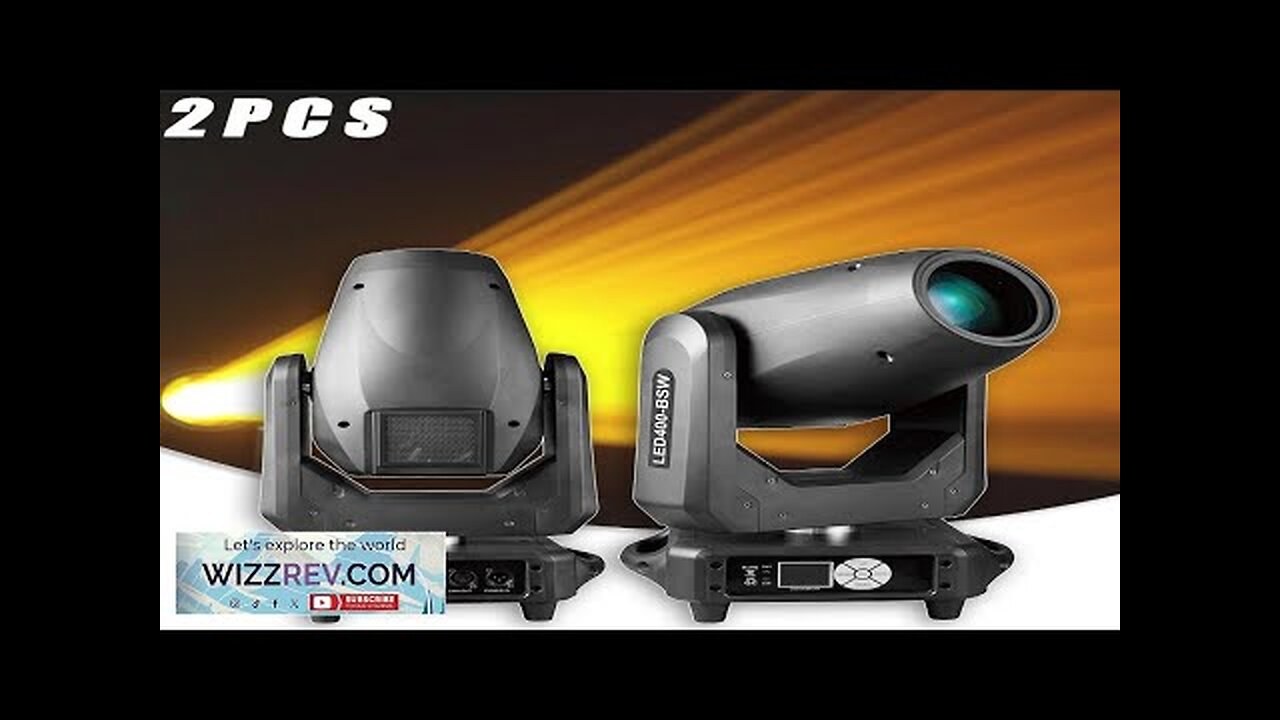 2PCS 450W Beam Spot Wash Effect Moving Head CMY CTO DMX512 Music Review