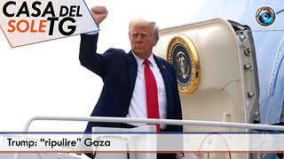 CasaDelSoleTG 27.01.25 - Trump: “ripulire” Gaza