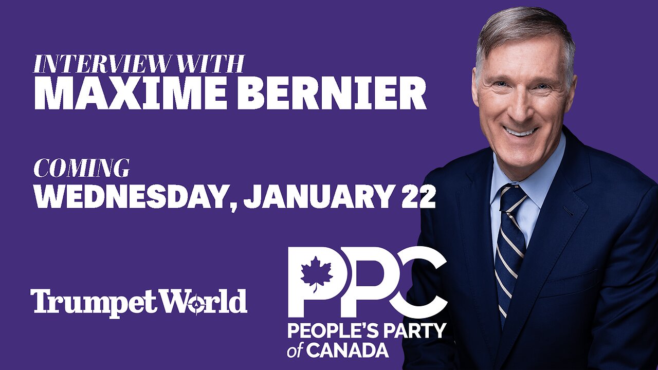 COMING Wed, January 22 | Interview with the People's Party of Canada