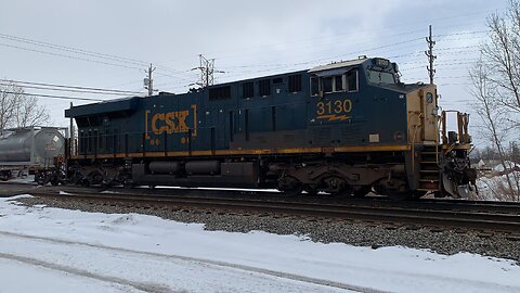 Lone CSX Intermodal Train 3130 doing all the work