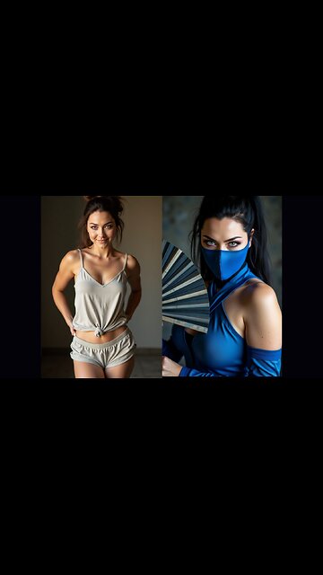 Normal Look vs Sexy Cosplay