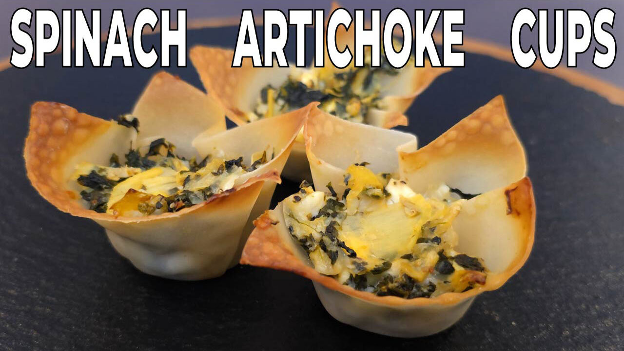 SPINACH ARTICHOKE CUPS