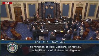 Tulsi Gabbard confirmed by Senate as National Intelligence director