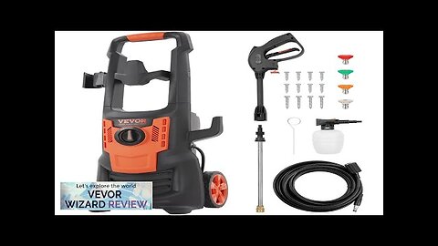 VEVOR Electric Pressure Washer 2150 PSI Max. 1.8 GPM 1800W Power Washer Review