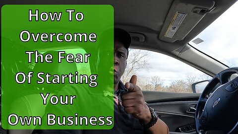 How to overcome fear in starting your own business. #blackentrepreneur #blacksuccess