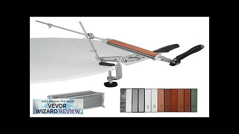 VEVOR Knife Sharpener Kit 360° Rotation Flip Fixed Angle Knife Sharpening System Review