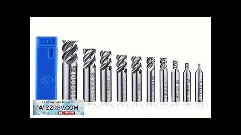 10PCS 4 Flutes End Mill Bits 2-12mm Straight Milling Cutter Straight Shank Review