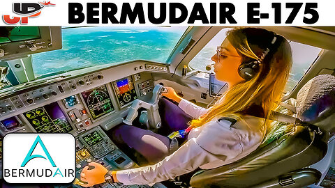 Bermuda to Orlando in cockpit of BermudAir Embraer 175