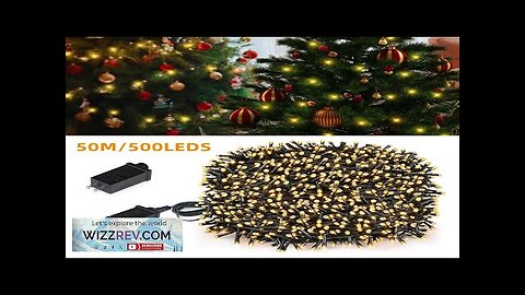 100M 1000LEDs LED String Lights 110V 220V Outdoor Waterproof Fairy Lights String Review