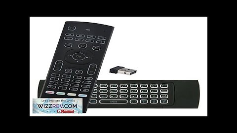 MX3 2.4G Voice Air Mouse with Backlight Wireless Mini Keyboard Remote Control Review