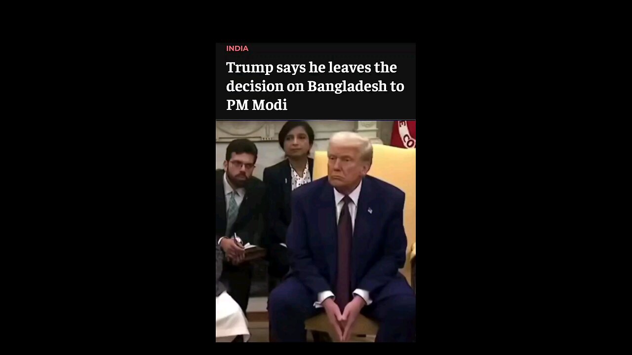 Trump meets modi