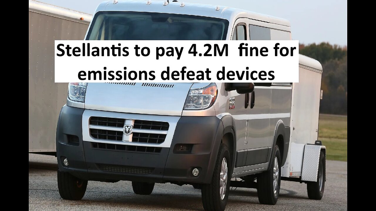Stellantis forced to pay 4.2M for emission defeat devices