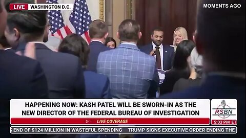 Kashmir Patel Speech As New FBI Director