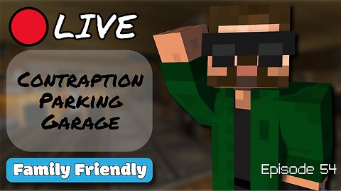 🔴 LIVE! - Contraption Parking Garage - Create Mod (2x54)