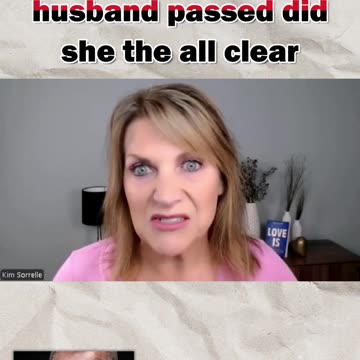 How long after her husband passed did she the the all clear