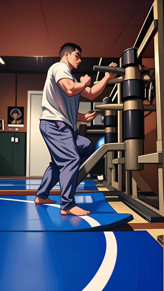 WTD Wooden Dummy Combination 19 (Animated P2)