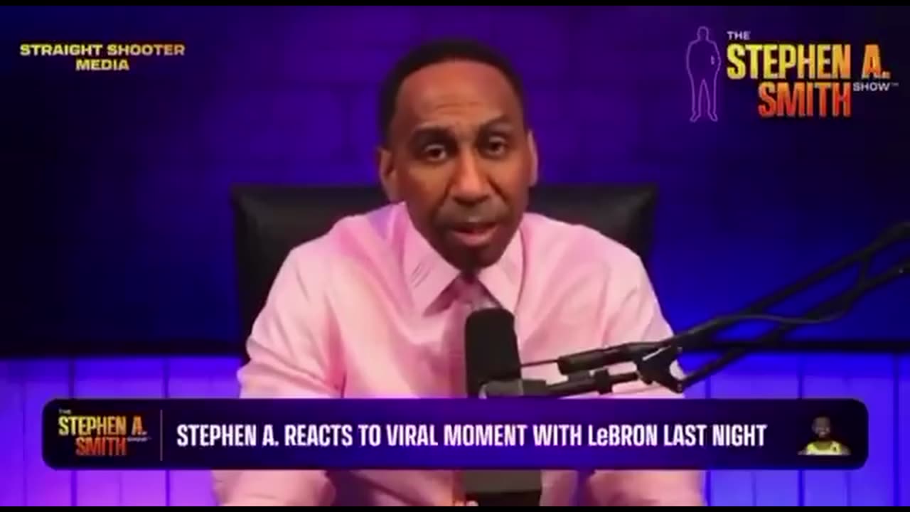 Stephen A Smith Reveals What LeBron Said To Him