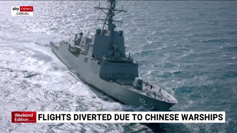 Flights diverted as China conducts military drill between Australia and New Zealand 02/21