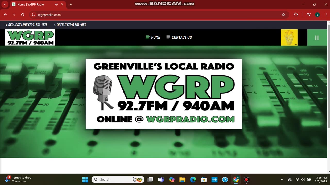 FEBRUARY 6 2025 WGRP RADIO PART 1