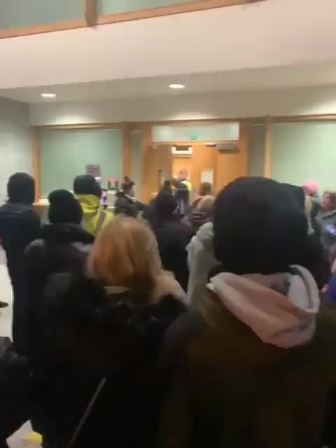 Irish women invaded a garda station to protest a migrant plantation being placed