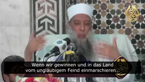 Abu Ishaq Al Heweny:" Sklavenmärkte sind notwendig wenn ein Land erobert wird"