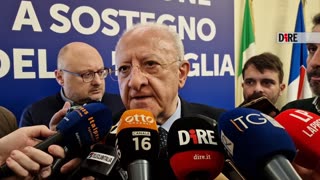 Napoli - FINE VITA. DE LUCA: AFFRONTEREMO TEMA SENZA IDEOLOGIA E DECIDEREMO (12.02.25)