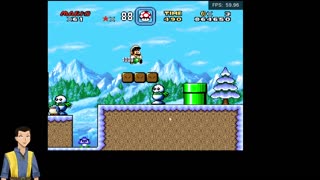 Mario World MegaMan Anniv. hack day 8