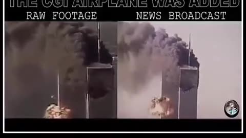 CGI Plane Added Raw Video Footage Vs Broadcast News video footage