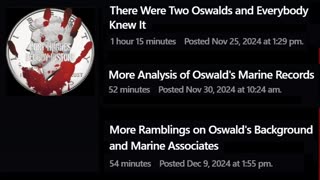 Hughes There were 2 Oswalds & Everybody Knew it-NOV/DEC24 Records analysis