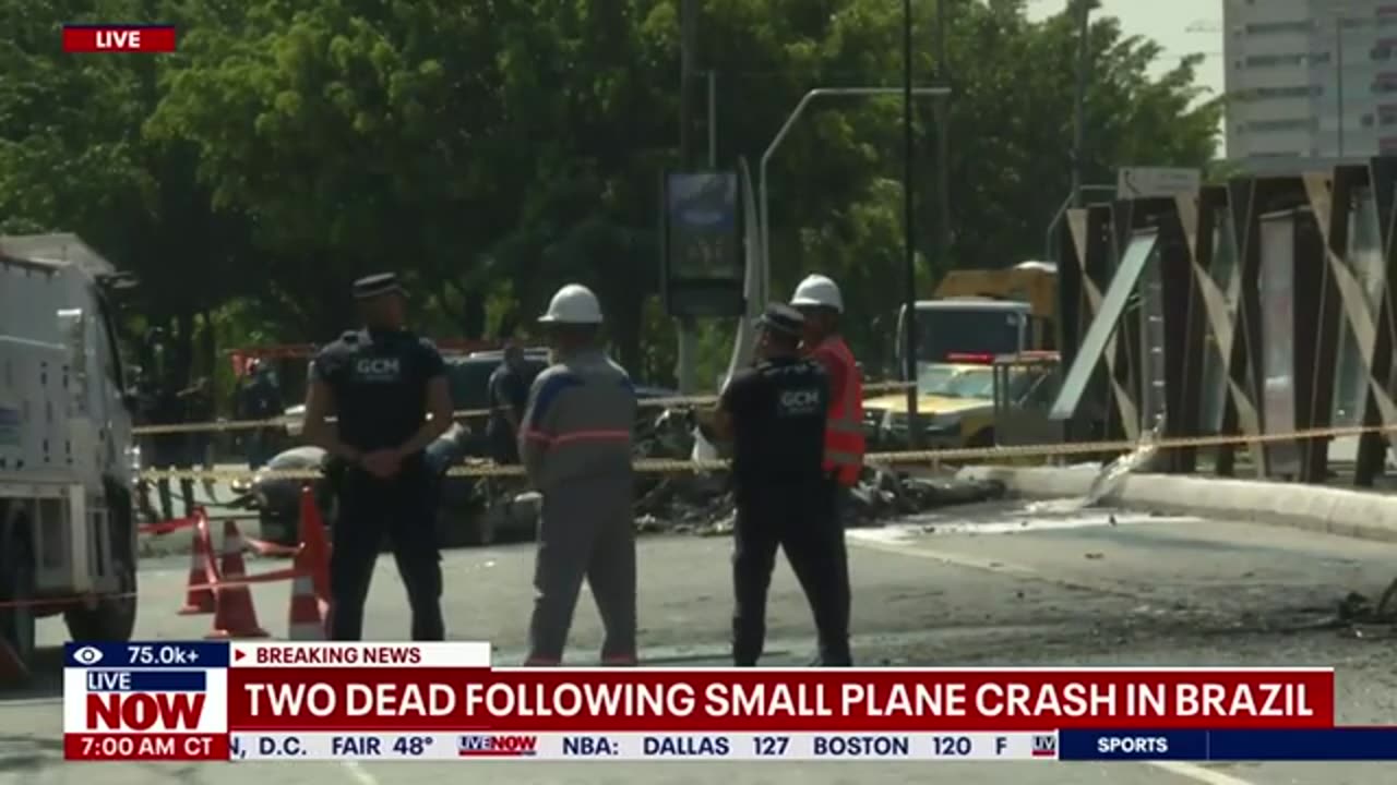 BREAKING: Deadly small plane crash in Brazil