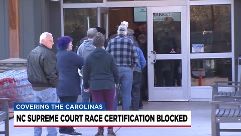 North Carolina justices block certification of election outcome in race for one of its own seats