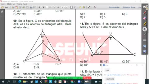 ASEUNI ANUAL 2021 | Semana 12 | Geometría