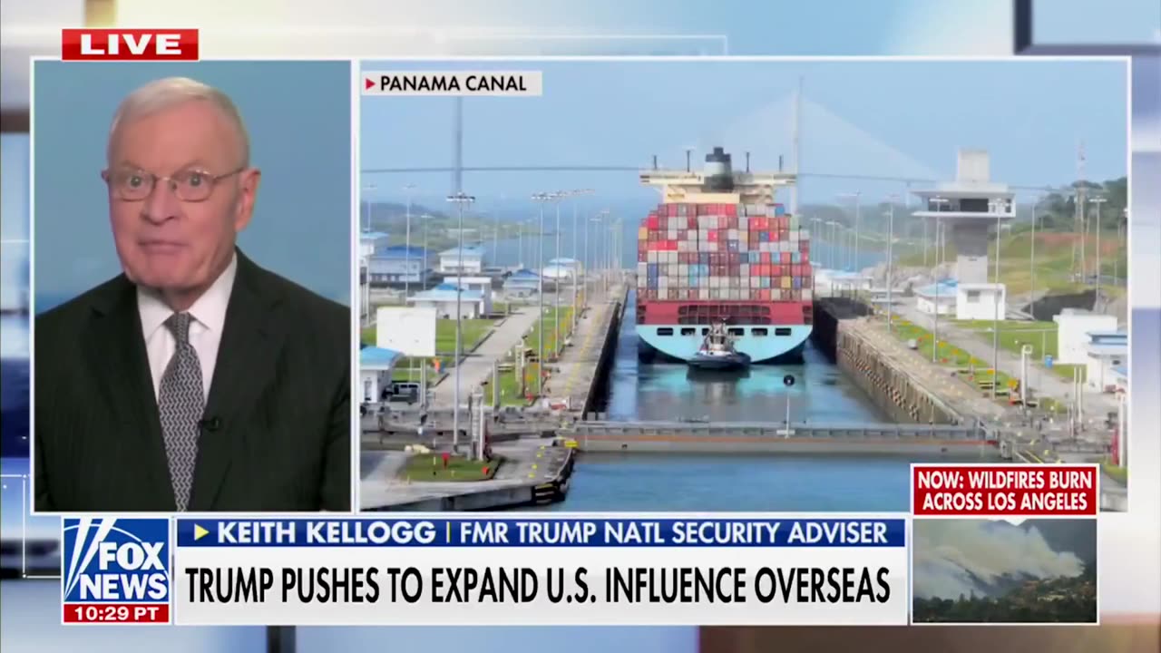 General @generalkellogg on President Trump’s policy toward the Panama Canal and Greenland: