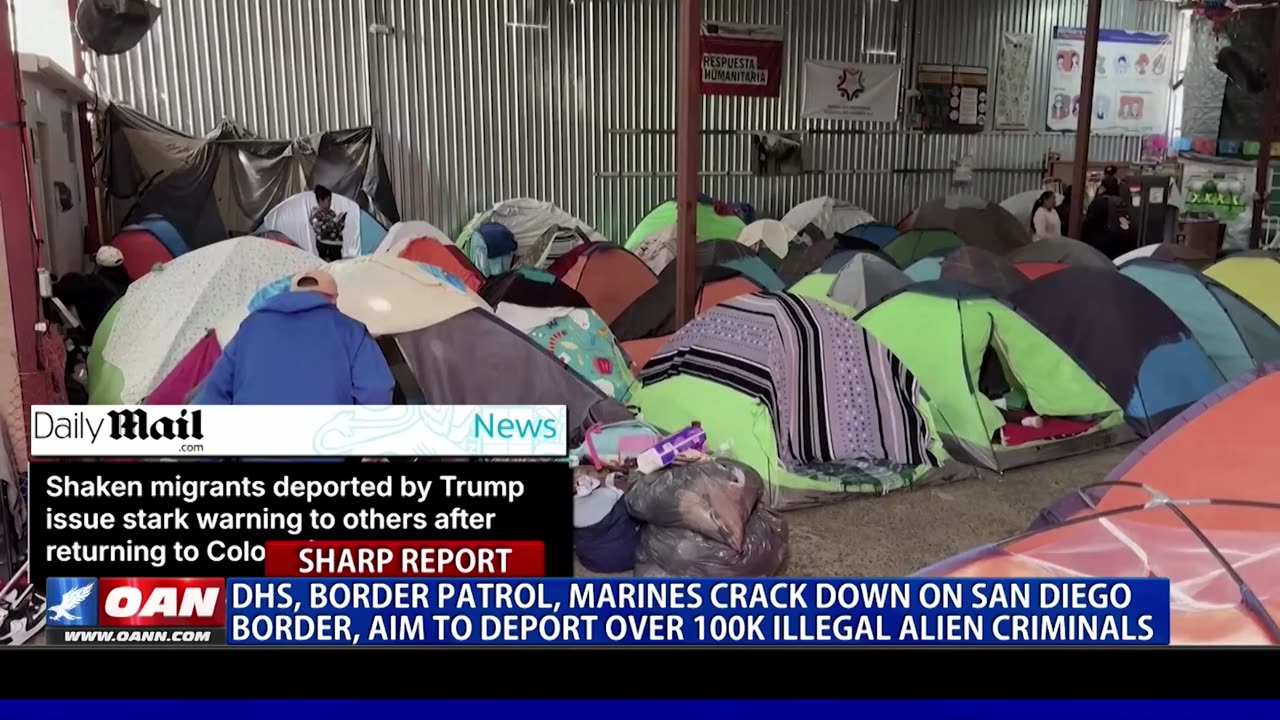 DHS, Border Patrol, Marines Battle To Deport 100k Illegal Aliens From San Diego