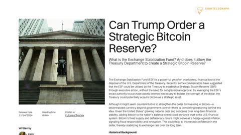 Will the U.S. Hold Bitcoin Reserves? | Could BTC Hit $500K? 🚀🔥