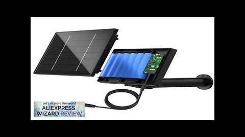 D4 5V 6V Solar Battery Charger For Security camera Portable Solar Power Review