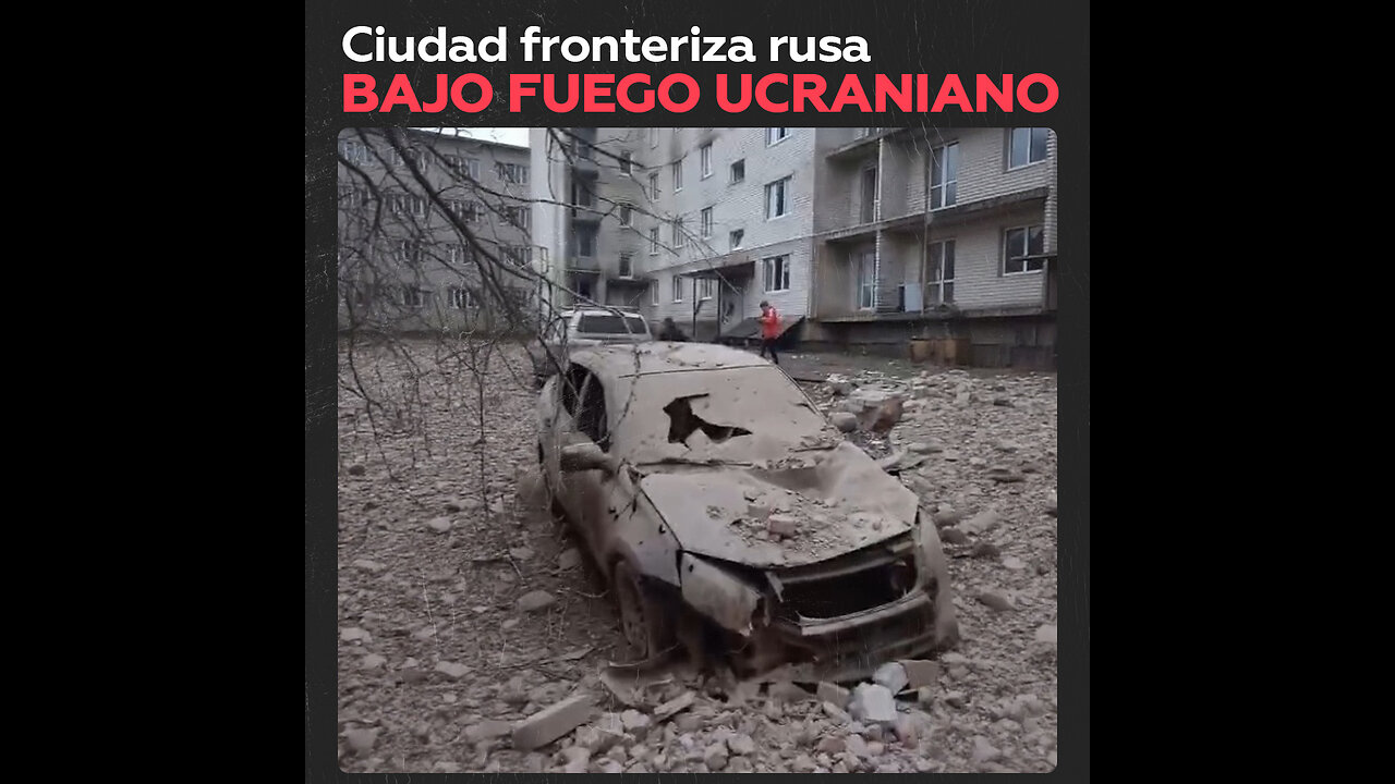 Fuerzas ucranianas bombardean una ciudad en la provincia rusa de Kursk